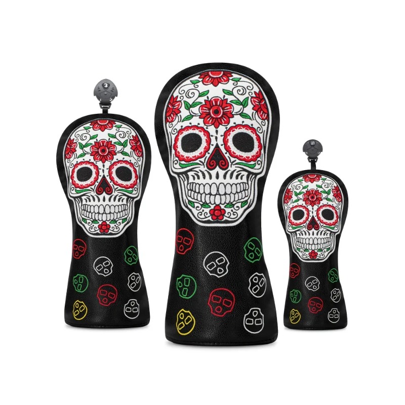 Headcover Driver - Golf Skull Skeleton Head Cover Set