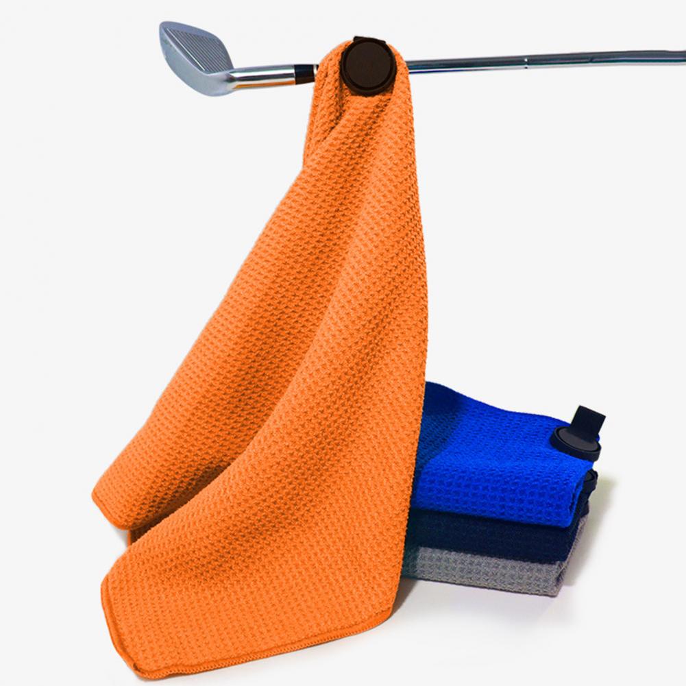 Golf Towel Waffle - Magnetic Microfiber Golf Towel with Carabiner
