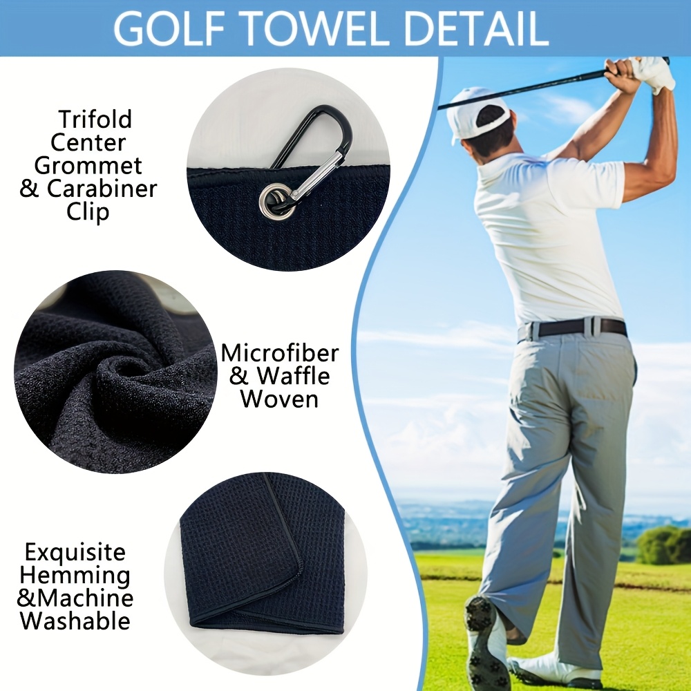 Premium Golf Towel with Clip - - đánh giá và giá Golf Towel Waffle