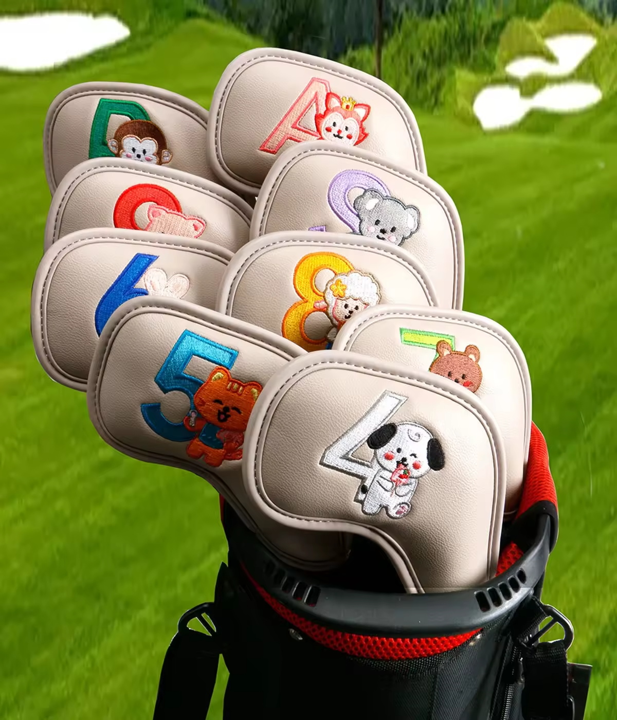 9Pcs Cute Cartoon Animal Golf  - đánh giá và giá Headcover Driver