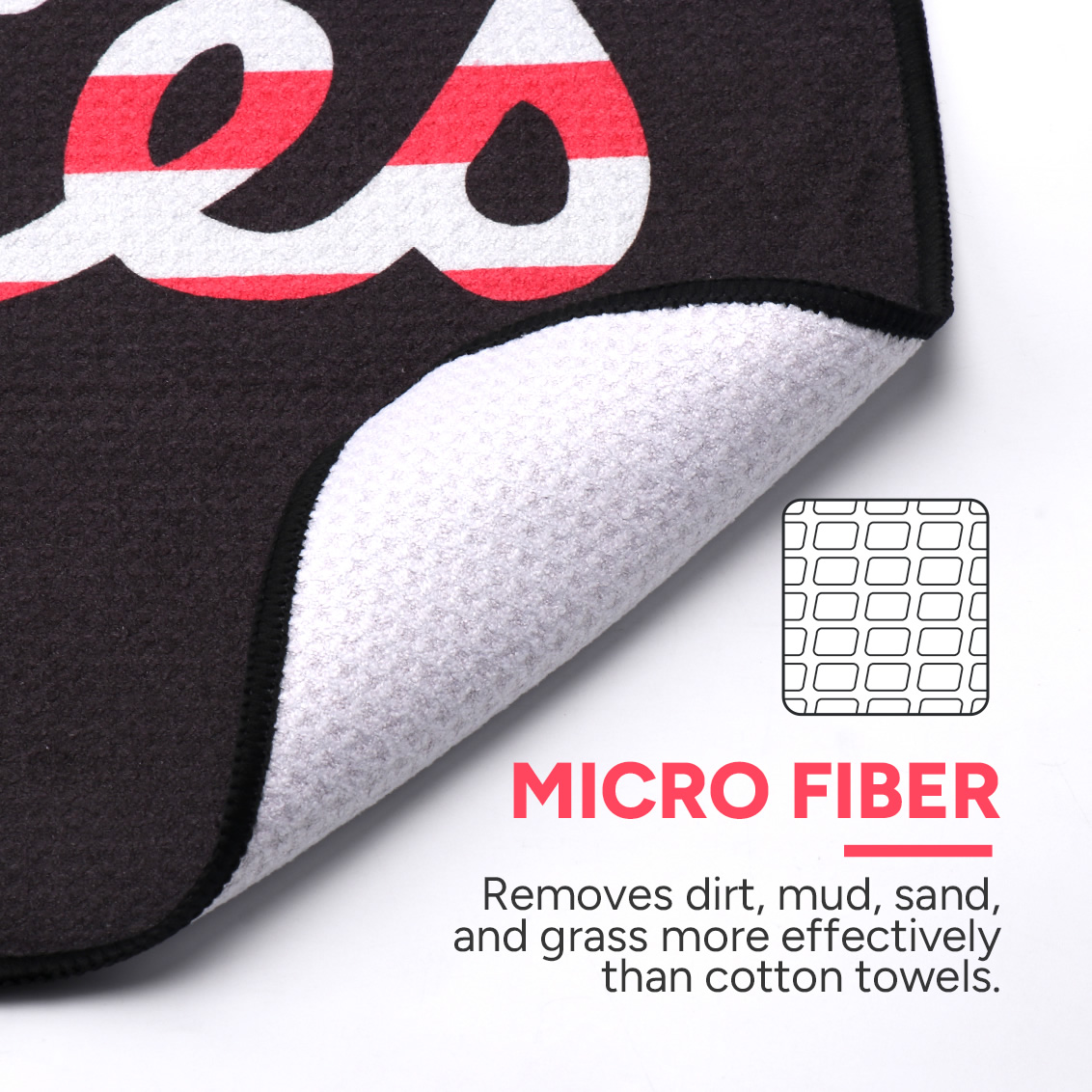 American Flag Magnetic Waffle  - đánh giá và giá Golf Towel Waffle